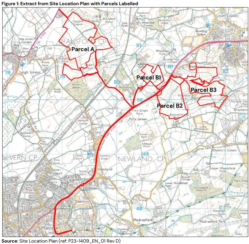 Sitelocationplan1 Monksfield Solar Farm Site Location Map