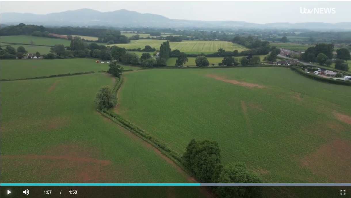 Drone footage of Chapel Hill Solar Farm